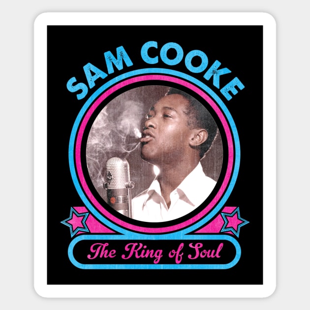 Sam Cooke The King Of Soul Sticker by Rebus28